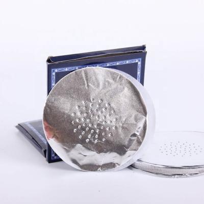 China 2021 New Safety Wholesale Charcoal Hookah Shisha Charcoal Aluminum Foil Wrapping Foil For Chisha Smoking for sale