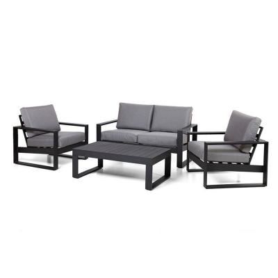 China Garden Hotel Modern Leisure Aluminum Sofa Set Combination Sofa Modern Leisure Aluminum Home Sectional Sofa Set for sale