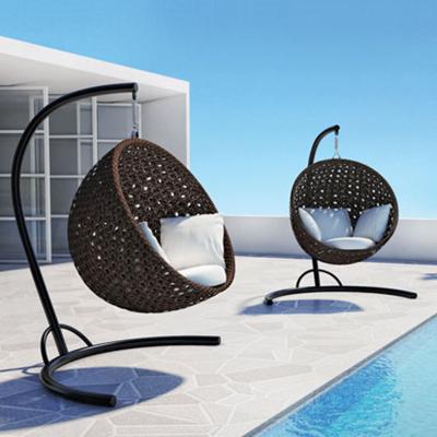 China Hot Sale Hemisphere Hanging Garden UV Resistant And Waterproof Swing Chair for sale