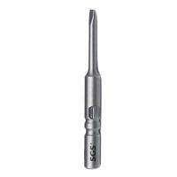 China SGS Source Factory 6mm Strong Magnetic Material S2 60mm Single Head Slotted Electric Bit Industrial Screwdriver Bit for sale