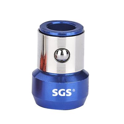 China SGS Factory 6.35mm Strong Magnetic Strong Magnetic Aviation Aluminum Material Hexagon Universal Magnetic Ring Driver for sale