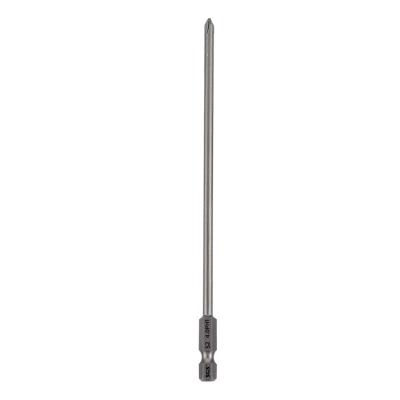 China SGS Source Factory 6.35mm Material S2 110mm-200mm Single Head Phillips Magnetic Sandblasting Industrial Screwdriver Bit for sale