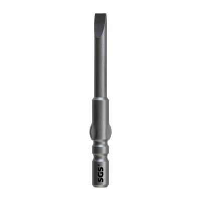 China SGS Source Factory 5mm Strong Magnetic Material S2 40mm Single Head 60mm Slotted Electric Bit Industrial Screwdriver Bit for sale