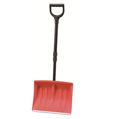 China Protective durable aluminum edge telescopic plastic snow shovel for sale