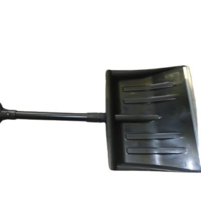 China Durable snow shovel with durable aluminum wear stip edge, lightweight plastic sheet for sale