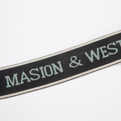 China Custom Viable Jacquard Polyester Ribbon Webbing Elastic Band Nylon Band for Waist Belt WaistBelt Support Belt for sale