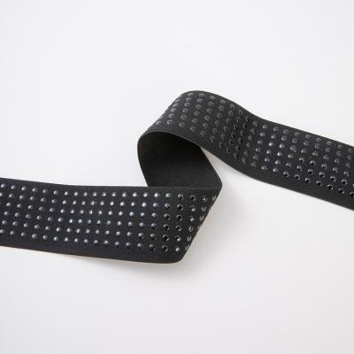 China Silicone Elastic Non-slip Anti-skid Gripper Band Strap Strap Elastic Tape With Silicone for sale