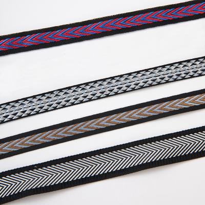 China Custom Factory High Tenacity Color PP Nylon Polyester Waist Herringbone Webbing For Luggage Bags Cloth Belt for sale