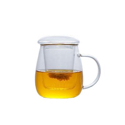 China Custom Factory Wholesale Viable Glass Beer Mug Double Wall Glass Beer Mugs With Handle for sale