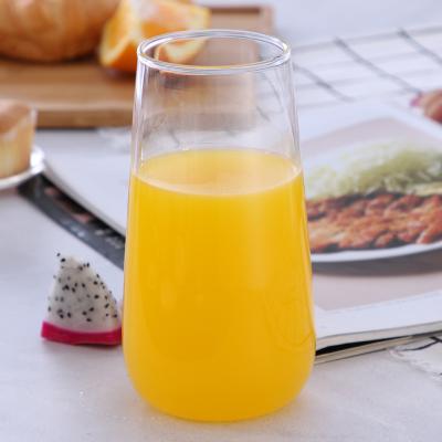 China Sustainable Shaped Borosilicate Beer Can Glass Water Tumbler Shaped Beer Glass Single Wall Mug for sale