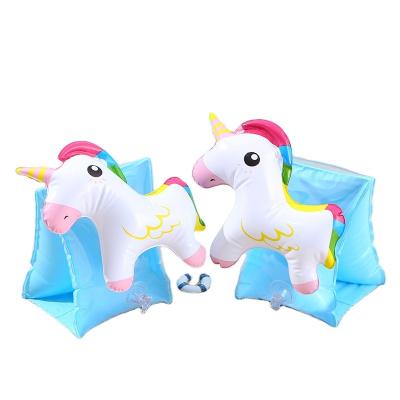 China 2022 Hot Justware PVC Summer Fun Cartoon Animal Shape PVC Inflatable Swimming Arm Ring For Children for sale