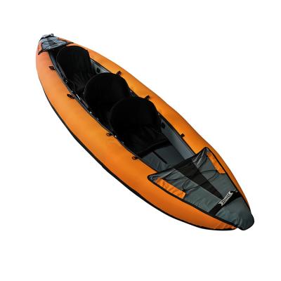 China 2 Person Canoe Inflatable Kayak Blue Unisex Fishing Kayak for sale