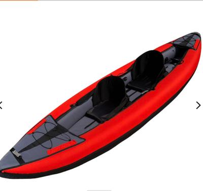 China High Quality Unisex Inflatable Kayak 2 Person Red Folding Kayak Boat for sale