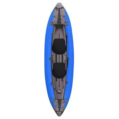 China Wholesale River PVC And Polyester Kayak 2 Person Inflatable Boat for sale