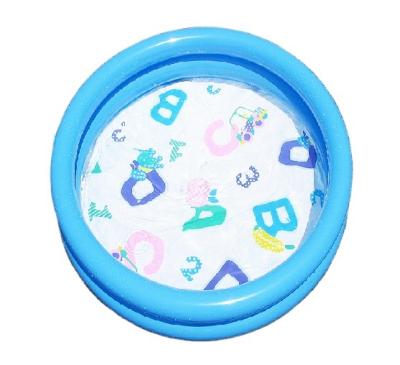 China Garden Two Ring Pool Water Toy Inflatable Baby Playing Pool for sale