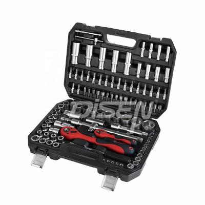 China Heat Treatment OEM ODM 108PCS DIY Tool Kit Set Wrench Tool Box for sale