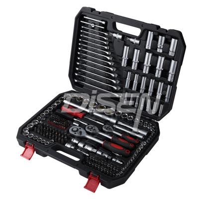 China 216pcs Heat Treatment Mechanics Socket Tool Kit Hexagan Head Complete Germany Design Tool Kit for sale