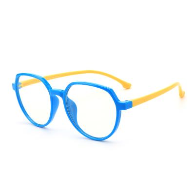 China 2022 Cartoon Clash Ready Kids Blue Light Blocking Glasses Custom Logo Flexible Frame With Glasses For Kids Ages 3 12 for sale