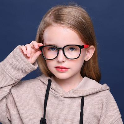 China Computer Eye Glasses 2021 Hot Sale Wholesale Girls Boys Anti Blue Light Child Silica Gel Optical Frames for sale