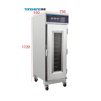 China Snack Factory Good Quality 12 Rows Stainless Steel Oven Bread Proofer Machine for sale