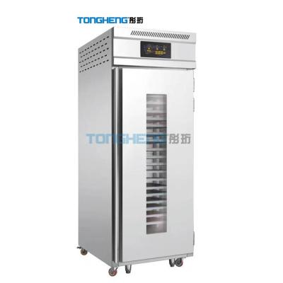 China Snack Factory Bread Fermentation 32 Trays Freeze Single Door Proofer Cabinet for sale