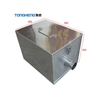 China Hotels Kitchen Commerical Stainless Steel Grease Trap Grease Oil Trap Trap for sale