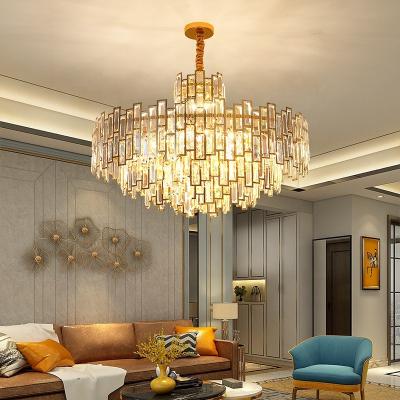 China Modern high-grade modern living room bedroom dining room hallway around the villa chandelier custumizable large hotel crystal chandelier for sale