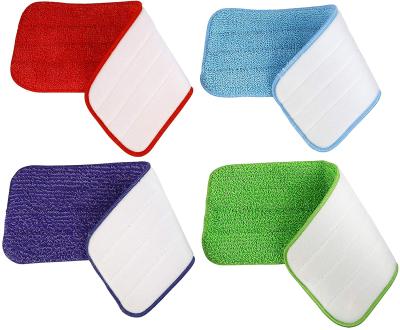 China Stocked Microfiber Flat Mop Replacement Pads For Spray Brooms And Reveal Wet Mops Dry Mop Mop for sale