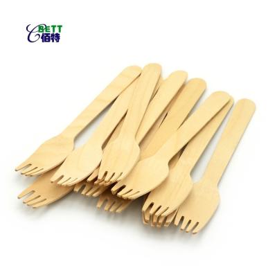 China Biodegradable Disposable Wood Spoon Tableware Biodegradable Disposable Wood Tableware BBQ Party Picnic Flatware Cutlery for sale