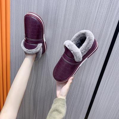 China Fashion Trend Hot Sales Designer Material Plush Leather Shoes Winter Non-slip Soft Lining Genuine Boots for sale