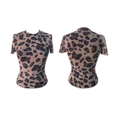 China Casual Women's Animal Print Top Women's T-Shirts Graphic Tees T-shirt Designer Shirts For Women 2020 for sale