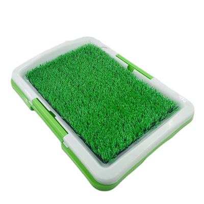 China Sustainable Best Price Indoor Potty Training Dog Toilet With Turf for sale