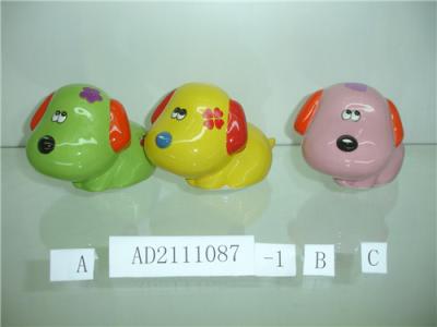 China Small Creative Ceramic Snoopy Piggy Bank Multicolor Money Saving Box 10 X 8 X 8 Cm for sale