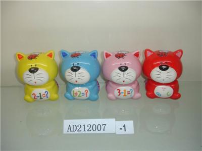 China Indoor Fortune Cat Coin Bank Money Box Dolomite Material For Souvenir Gifts for sale