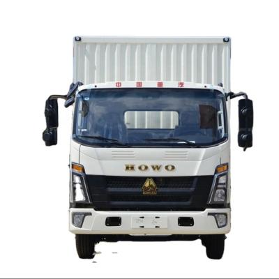 China Top 2023 Premium Sinotruk Howo Small Van Cargo Truck 4x2 Diesel Van Truck Fast Light Truck 6 for sale