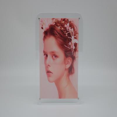 China factory made plastic magnetic acrylic photo frame a4 photo booth magnetic frame for sale