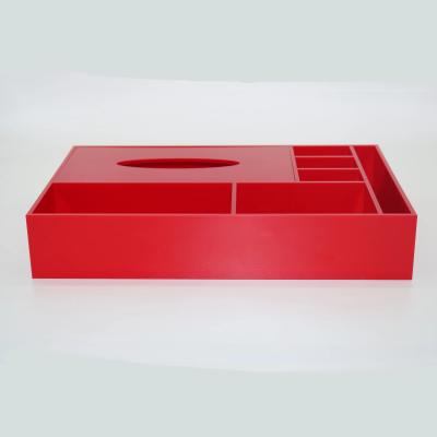 China Factory Wholesale Price Acrylic Tissue Box Stored Acrylic Napkin Case For Query Box for sale