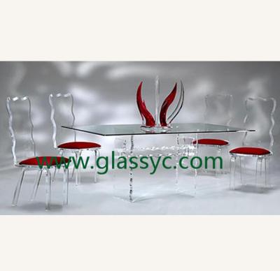 China Exclusive Custom Lucite Transparent Square Acrylic Coffee Table for sale