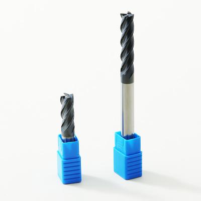 China Carbide Carbide 4 Flute End Mills / Corner Radius Milling Cutting Tool / Cutter For Metal for sale