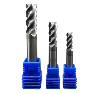 China High Performance Cutting HRC60 CNC 4 Flute Solid Carbide Milling Cutter Solid Flat End Mill From China Manufacturer for sale