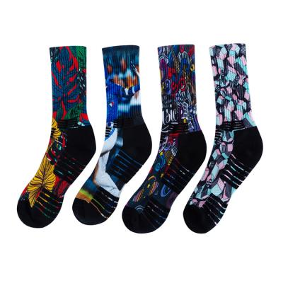 China 2022 new arrivals design autumn and winter men's bouncy socks thickened pattern men's socks thickened for sale