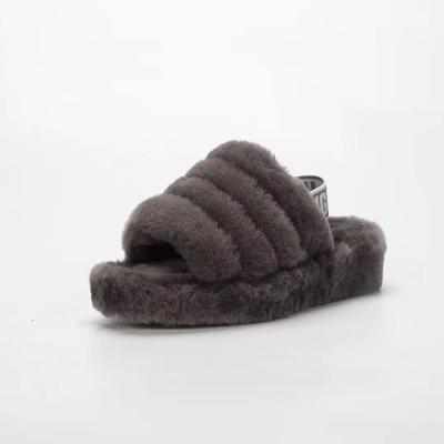 China Fashion Trend Wool Fur Home Slippers Wool Slippers Home Slippers Wool for sale