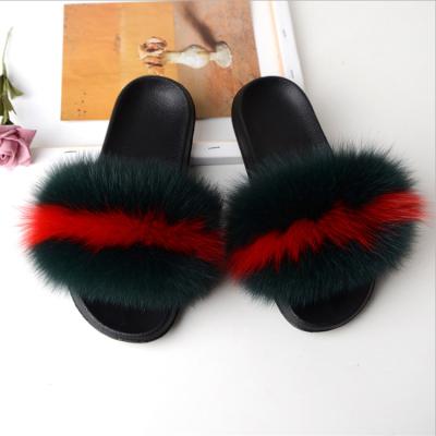 China CUSHIONING Fur Slippers Bedroom Fur Slippers Women Fur Slippers Manufacturers for sale