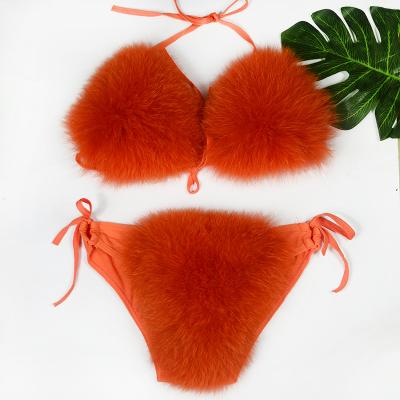 China Antibacterial Fur Underwear Fur Underwear For Women Fur Underwear for sale