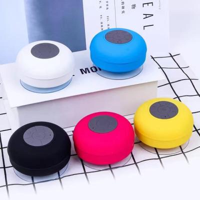 China Phone Function Mini Wireless Bt Shower Speakers Portable Waterproof Speaker For Car Bathroom Office Beach Stereo Speaker for sale