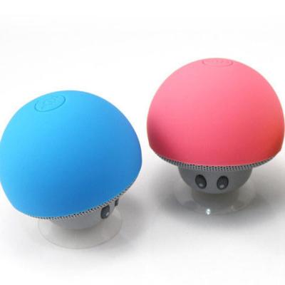 China Cheap Handsome Portable BT Spekear Mini Waterproof Wireless Speaker Waterproof Shower Mushrooms Phone Function Factory Outlet Mushroom Sucker for sale