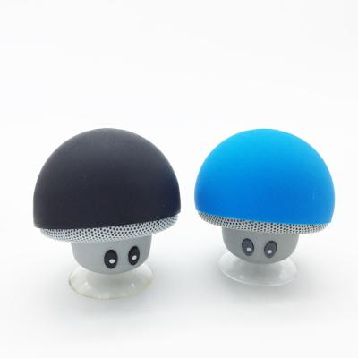 China BT Spekear Mini Waterproof Handsome Portable Waterproof Wireless Speaker Shower Mushrooms Phone Function 2022 Mushroom Sucker for sale