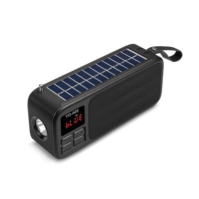 China 2022 New Phone Function Wireless BT Speaker Solar Radio Outdoor Portable BT Audio Speakers for sale