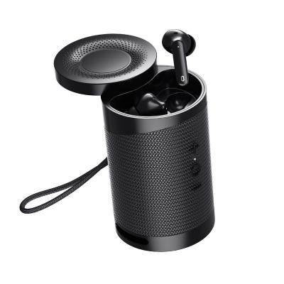 China 2022 Hot Selling Big Battery 2 In 1 TWS True Wireless Earbuds With 3W Portable Bluetooth Speaker for sale