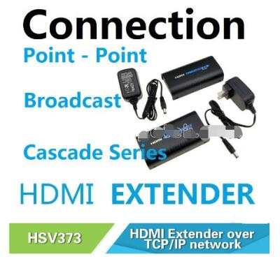 China 1080P sender and receivers 100-120Meters Over CAT5E CAT6 usb extender cat6  one to many rj45 hdmi extender rs232 for sale